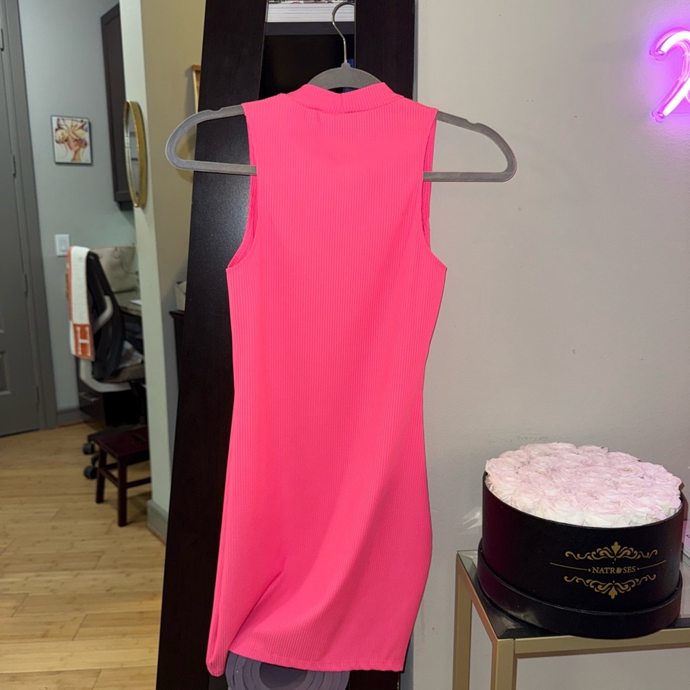H&M Bright Pink Backless Dress